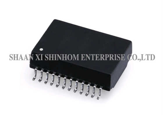 गुणवत्ता  Ferrite Core SMD LAN Transformer HS16002S for Switches and Routers कारखाना