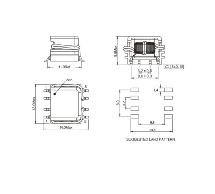 Operating Frequency 20Hz 20kHz Audio Frequency Transformer Compliant IEC 61558-2-6 Storage Temperature Minus 40 Celsius Plus 105 Celsius