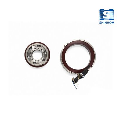 औद्योगिक अनुप्रयोगों के लिए 95% तक दक्षता और IP54 सुरक्षा के साथ उच्च टोक़ घनत्व ब्रशलेस डीसी टोक़ मोटर