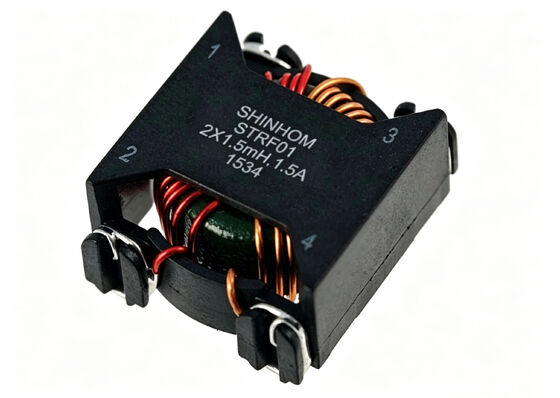 High Current SMD Toroidal Common Mode Choke STRF01 Series High Impedance for DC-DC Converters
