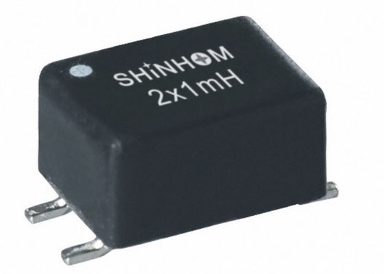 SMD लाइन फ़िल्टर क्षैतिज कॉमन मोड इंडक्टर / कॉमन मोड चोक कॉइल केस के साथ