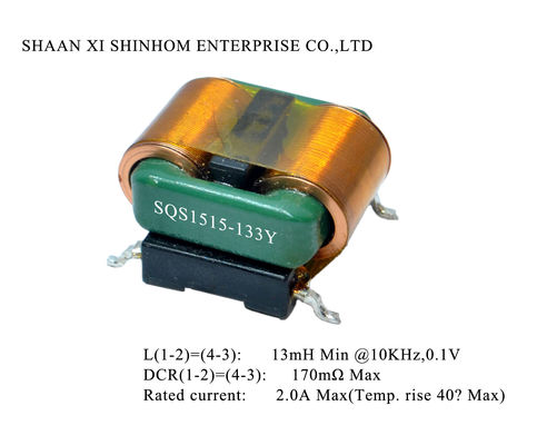 RoHS 250V क्षैतिज एसएमडी फिल्टर सामान्य मोड चोक